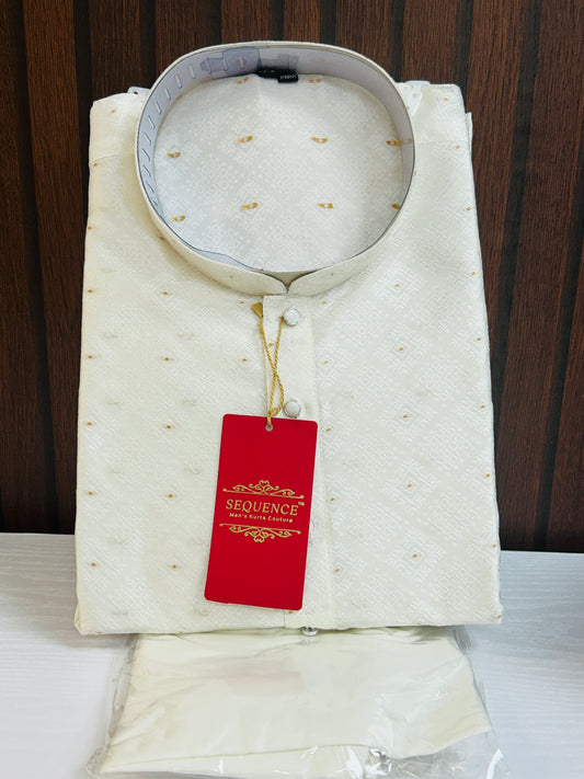 Cotton Silk kurta set