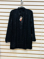 Black sequin kurta | short kurta