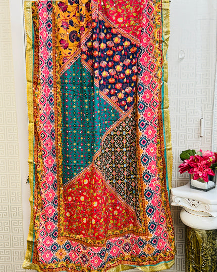 Mirror work Pakistani dupatta