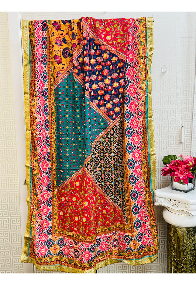 Mirror work Pakistani dupatta
