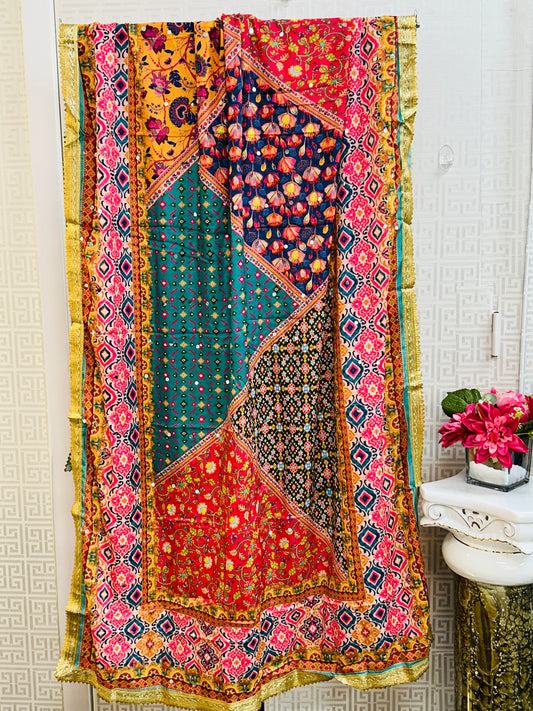 Mirror work Pakistani dupatta
