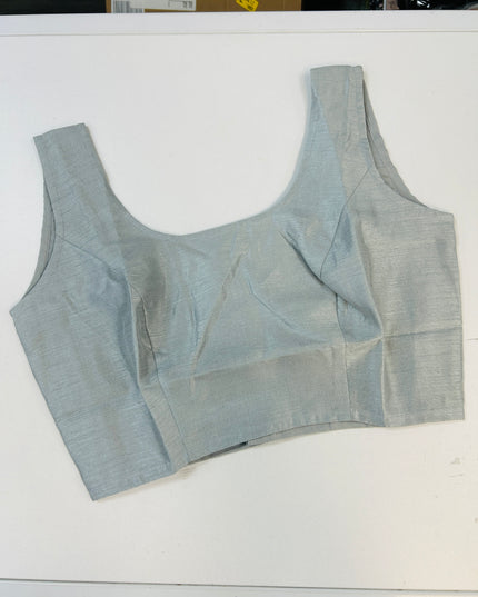 Light grey / silver grey blouse