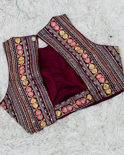 Designer blouse for saree - lehenga
