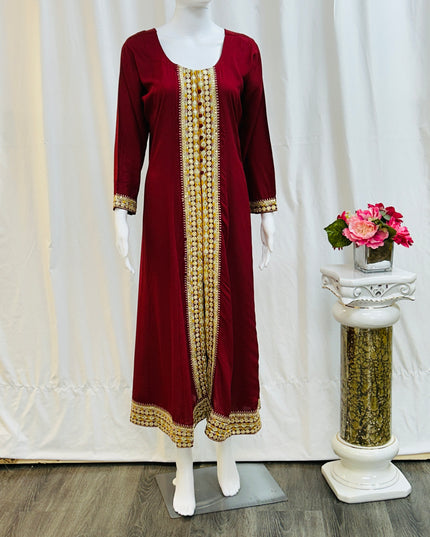 Rayon long kurti - Kurti Connection USA