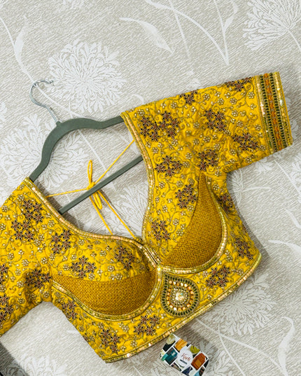 Sabyasachi cut blouse / heavy work blouse - Kurti Connection USA