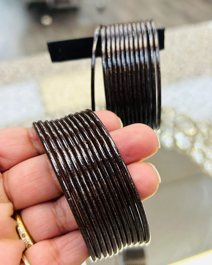 Bangles : chocolate brown : size 2.6 - Kurti Connection USA