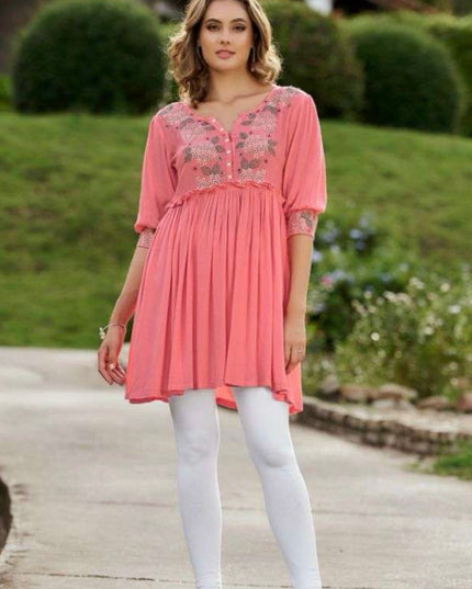 Vamika: tunic tops / short Kurtis - Kurti Connection USA