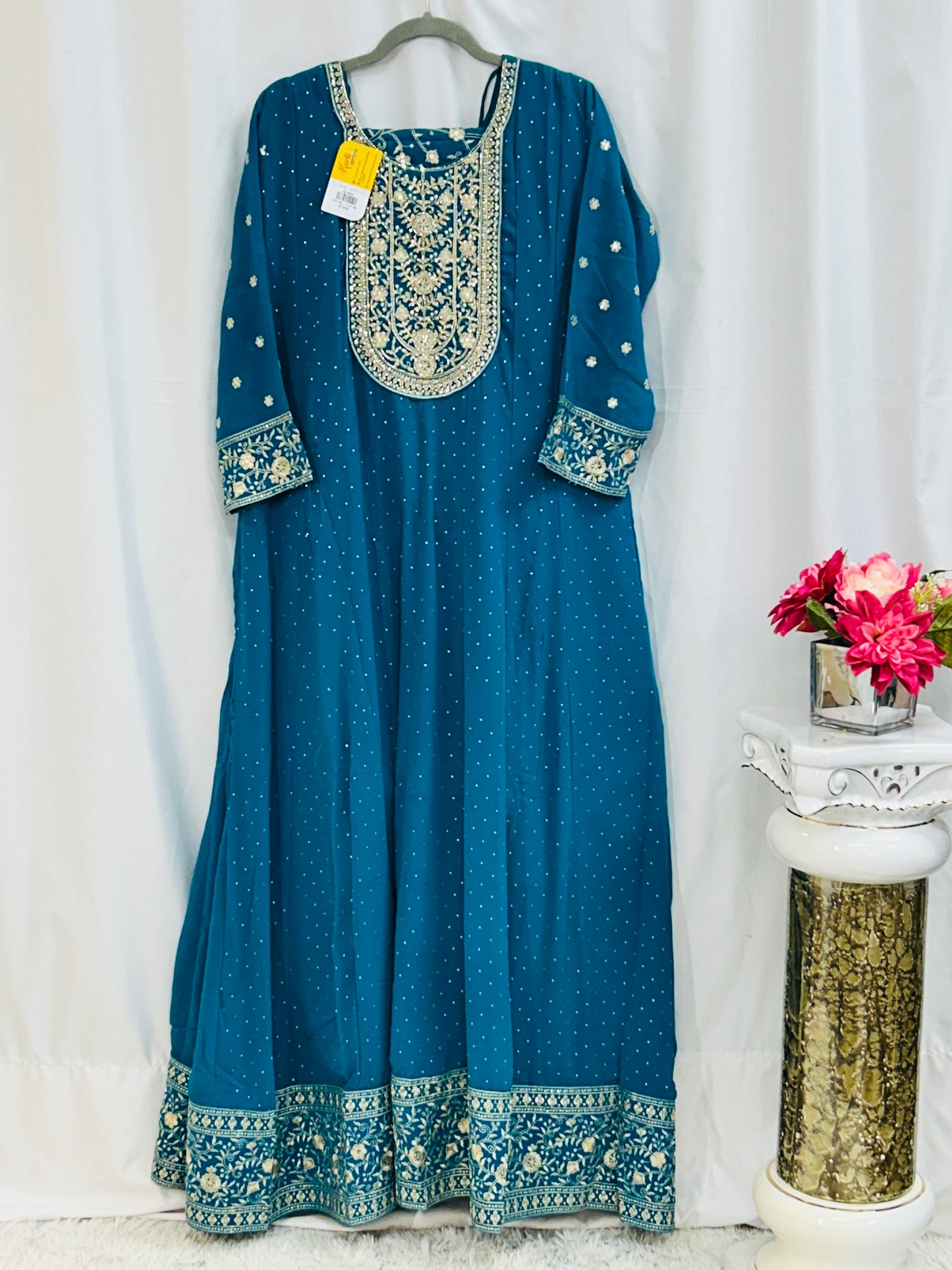 Georgette long gown