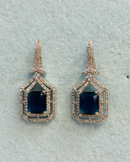 Blue AD earrings