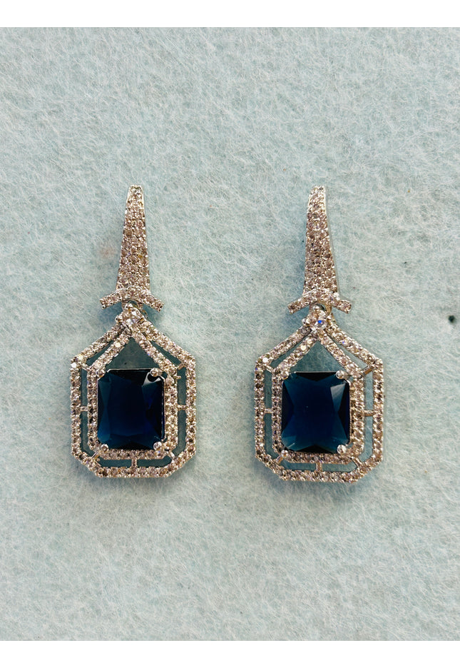 Blue AD earrings