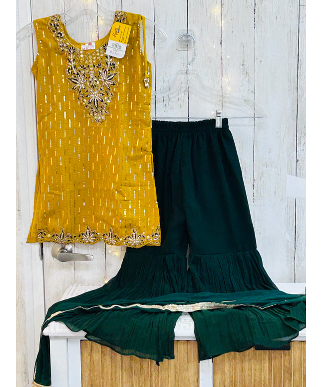 Kids sharara suit (girls age 6/7 years)