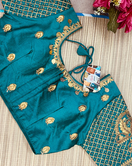 Silk blouses | Maggam work blouse - Kurti Connection USA