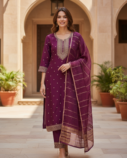 Silk salwar set