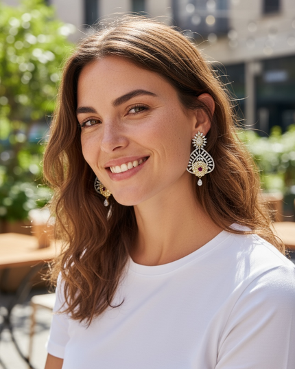AD earrings