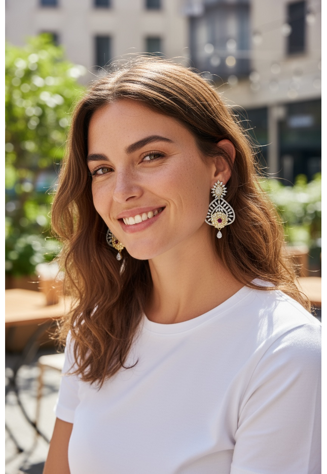 AD earrings