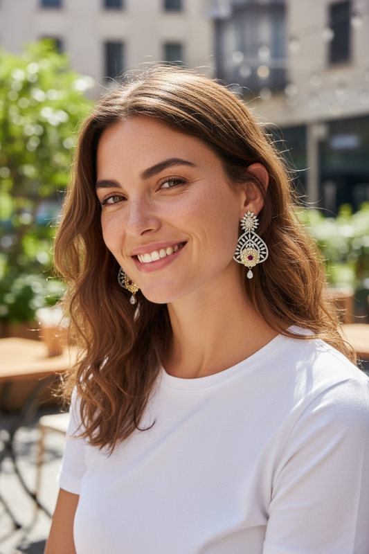 AD earrings
