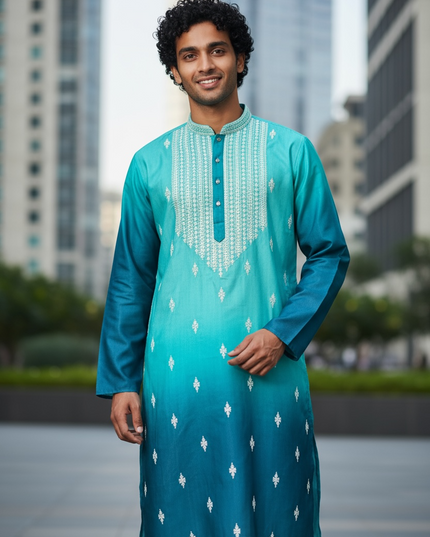 Silk kurta pajama set