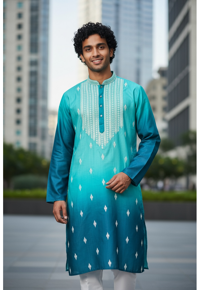 Silk kurta pajama set