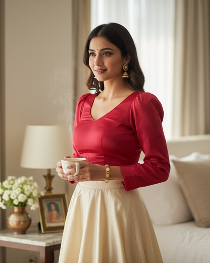 Silk blouses