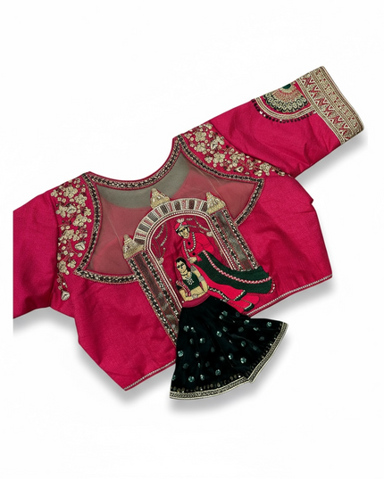 Front hook blouse