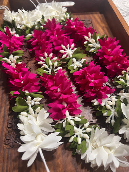 Gajra: Immitation flower strings , hair accessories by Kurti Connection USA