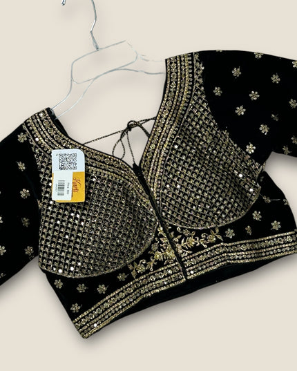 Velvet blouse