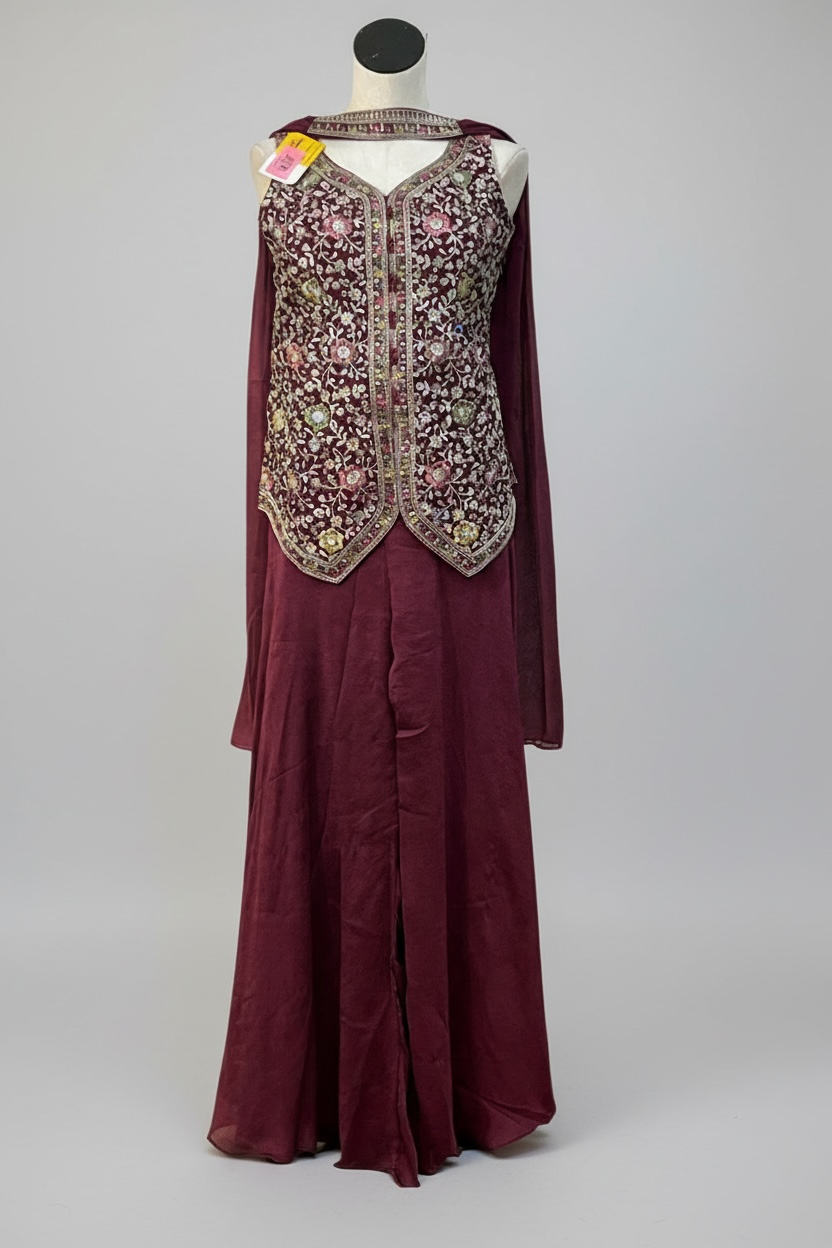 Wedding guest collection : Sharara suit by Kurti Connection USA