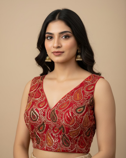 Embroidered blouses | readymade saree blouses