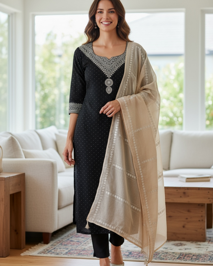 Silk kurti set