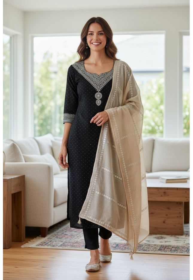 Silk kurti set