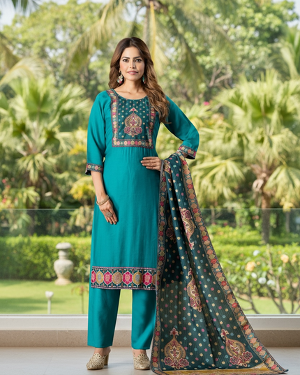 Linen cotton salwar suit