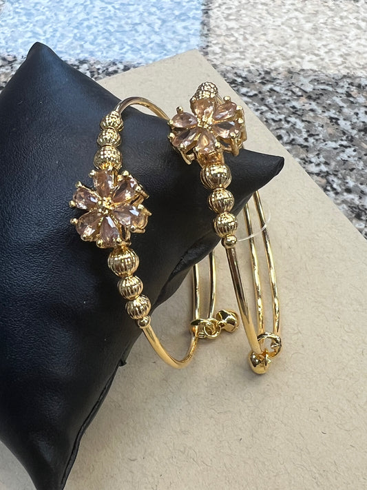 Adjustable (size) bangles / set of 2