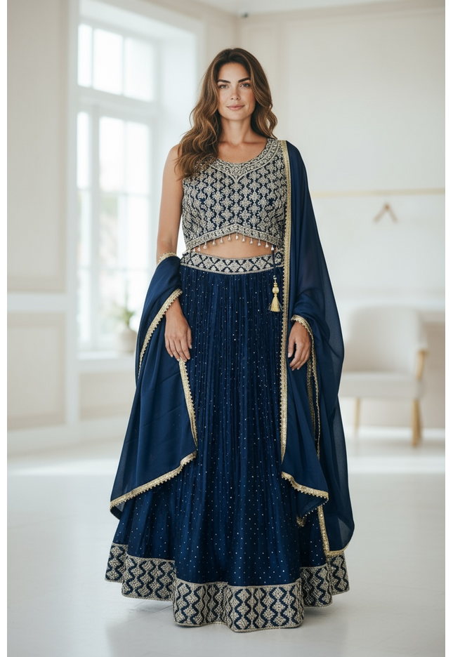 Silk lehenga Choli set