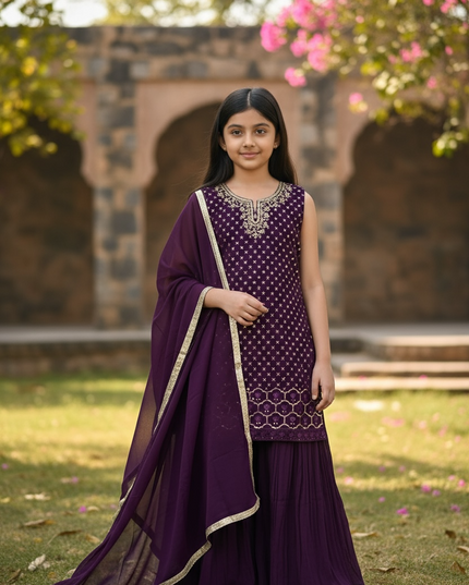 Kids Sharara suit : girls