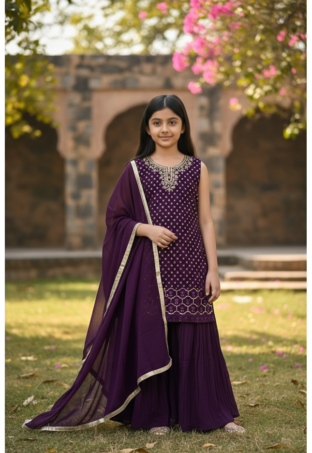 Kids Sharara suit : girls