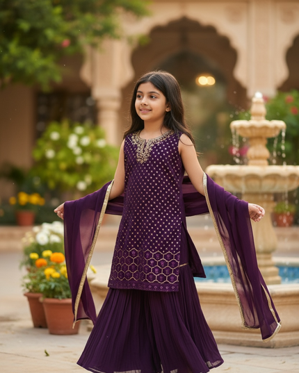 Kids Sharara suit : girls