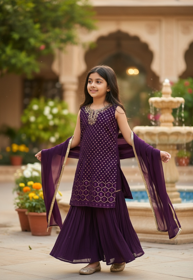 Kids Sharara suit : girls