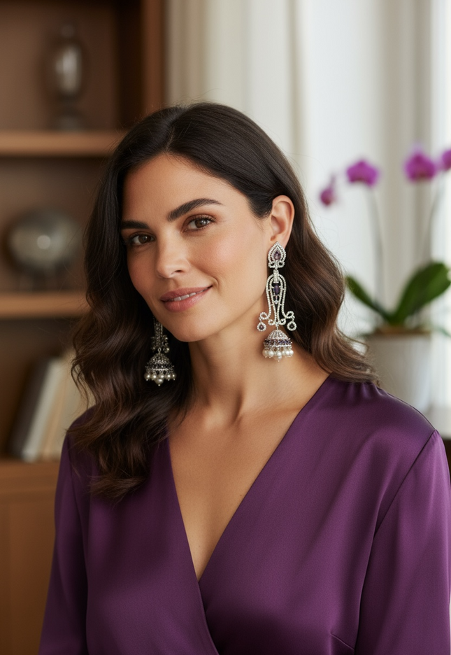 AD Long earrings