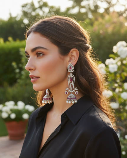 AD Long earrings