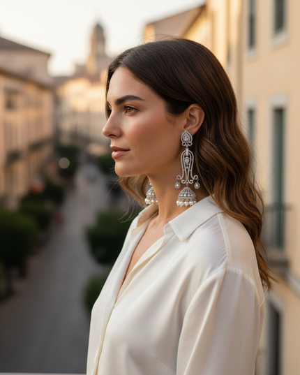 AD Long earrings