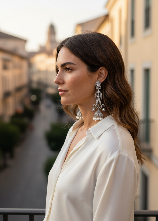AD Long earrings
