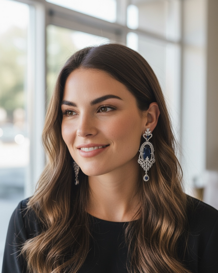 AD earrings