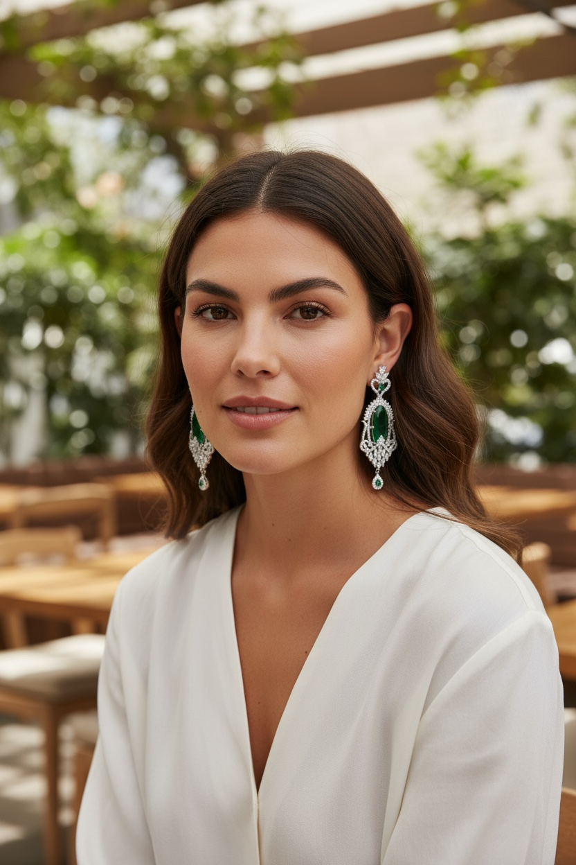 AD earrings by Kurti Connection USA