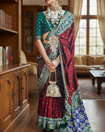 Patola print saree