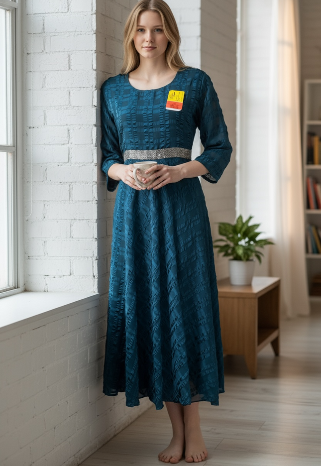 Chiffon long Kurti