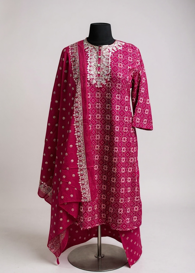 Kurti Connection USA Ladies Cotton Kurti Embroidered Tunic Top