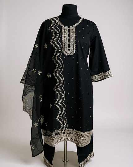 Elegant modal silk Kurti set For Women Tunic By Kurti Connection USA