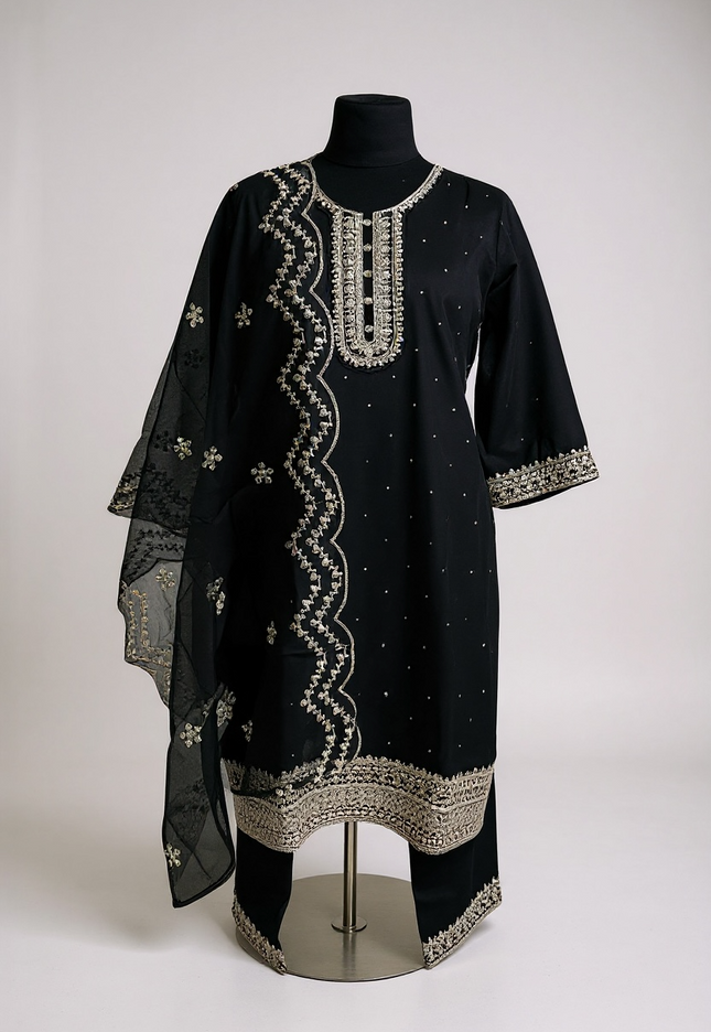 Elegant modal silk Kurti set For Women Tunic By Kurti Connection USA