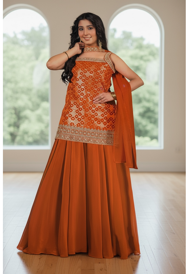 Banarasi sharara suit