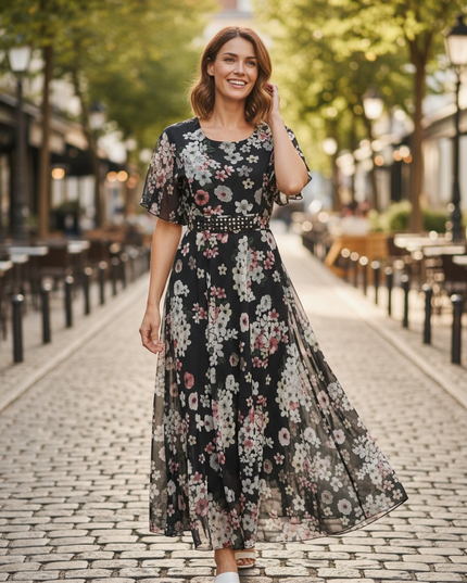 Chiffon long kurti